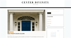 Desktop Screenshot of centerfordivinity.com